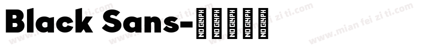 Black Sans字体转换